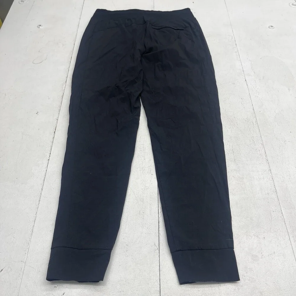 Athleta Black Trekkie North Nylon Blend Drawstring Joggers Women's Size 6 Tall - Picture 8 of 8